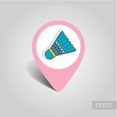 EPS 해외이미지 디자인 줄 스포츠 지도 일러스트 공 휴가 건강 경쟁 게임 심볼 깃털 사인 배드민턴 위치 네비게이션 충고 해외일러스트 컨셉 놀이 구기 파일형식 벡터 이미지허브
