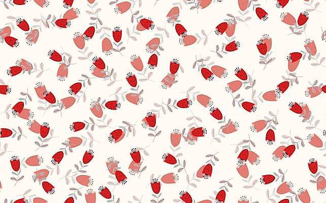 EPS 해외이미지 디자인 꽃 패턴 꽃백그라운드 일러스트 사람없음 빨간색 패턴백그라운드 플라워패턴 해외일러스트 식물 컬러 백그라운드 무늬 파일형식 벡터 이미지허브