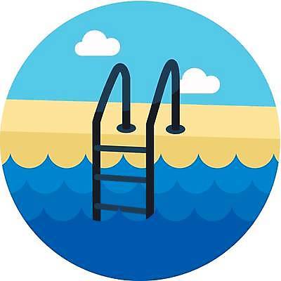 EPS 해외이미지 일러스트 사다리 수영장 사람없음 해외일러스트 도구 파일형식 벡터 이미지허브