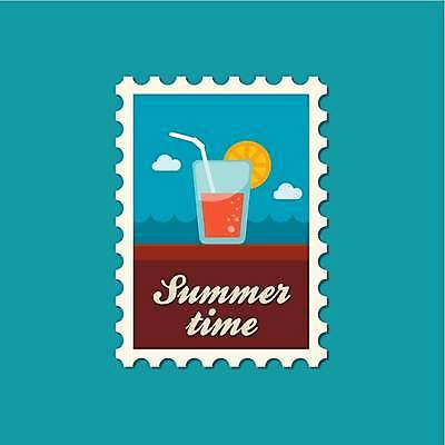 EPS 해외이미지 디자인 오렌지 일러스트 잔 빨대 사람없음 칵테일 우표 해외일러스트 식기 과일 주류 파일형식 벡터 이미지허브