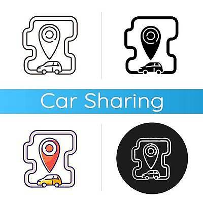 EPS 해외이미지 디자인 도로 라인일러스트 일러스트 자동차 사람없음 세트 운전 서비스 네비게이션 공유 위치정보 공유경제 카쉐어링 해외일러스트 길 육상교통 교통시설 모션 경제 정보 파일형식 벡터 이미지허브