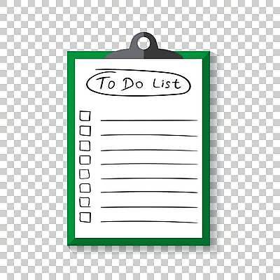 EPS 해외이미지 디자인 백그라운드 일러스트 사람없음 계획 계획표 서류판 체크리스트 카피스페이스 투두리스트 해외일러스트 컨셉 사무용품 공백 리스트 파일형식 벡터 이미지허브