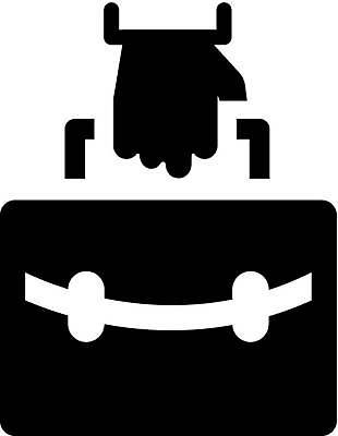 EPS 해외이미지 직업 서류가방 일러스트 비즈니스 심볼 사인 포트폴리오 해외일러스트 가방 파일형식 벡터 이미지허브