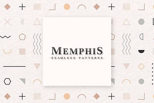 EPS 해외이미지 디자인 백그라운드 일러스트 사람없음 베이지색 멤피스디자인 해외일러스트 컬러 파일형식 벡터 이미지허브