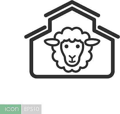 EPS 해외이미지 동물 디자인 농업 일러스트 자연 지붕 주택 건물 울타리 반려동물 농장 양 농부 심볼 창고 양고기 외양간 양모 격납고 고립 해외일러스트 직업 건축물 산업 포유류 육류 담장 직물 생태계 파일형식 벡터 건축 식재료 이미지허브