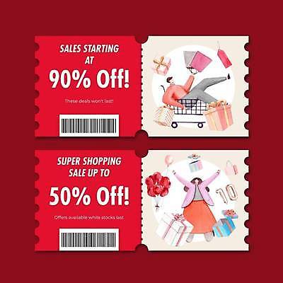 EPS 해외이미지 일러스트 비즈니스 수채화 사람 쇼핑 판매 세일 상점 카트 네트워크 그룹 티켓 시장 구매 고객 상품권 소매 온라인 승진 마케팅 쇼퍼홀릭 해외일러스트 파일형식 벡터 이미지허브