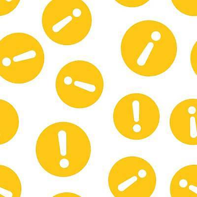 EPS 해외이미지 백그라운드 패턴 일러스트 경고 사람없음 노란색 원형 느낌표 위험 심볼 해외일러스트 도형 기호 컬러 컨셉 무늬 파일형식 벡터 이미지허브