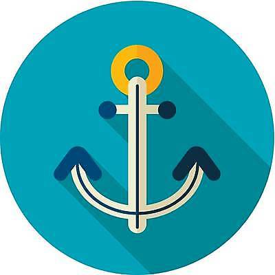 EPS 해외이미지 하늘색 일러스트 사람없음 닻 해외일러스트 파란색 파일형식 벡터 이미지허브