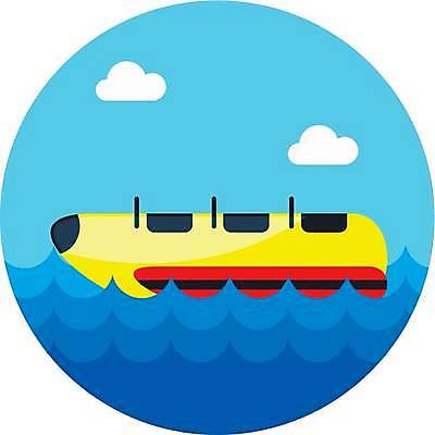 EPS 해외이미지 바다 하늘색 일러스트 사람없음 바나나보트 해외일러스트 파란색 보트 파일형식 벡터 이미지허브