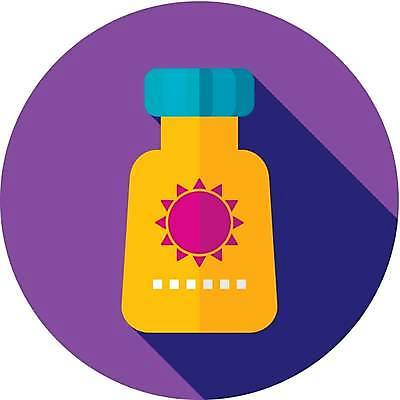 EPS 해외이미지 일러스트 사람없음 여름 보라색 선크림 해외일러스트 계절 컬러 화장품 파일형식 벡터 이미지허브