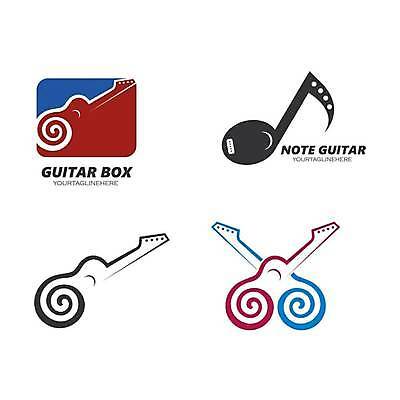 EPS 해외이미지 디자인 음표 일러스트 사람없음 기타 심볼 스타일 해외일러스트 기호 음악 현악기 파일형식 벡터 이미지허브