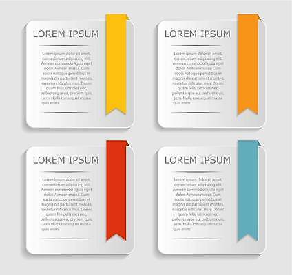 EPS 해외이미지 디자인 일러스트 비즈니스 사람없음 사각형 자료 인포그래픽 정보 북마크 목차 해외일러스트 도형 파일형식 벡터 이미지허브