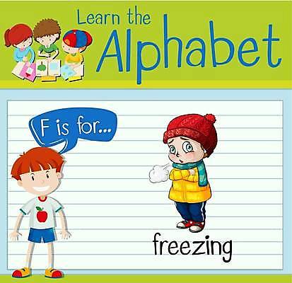 EPS 해외이미지 전신 알파벳 영어 여자 남자 어린이 말풍선 일러스트 영어교육 소년 여러명 상반신 추위 겨울옷 F 감싸기 단어공부 단어카드 어린이만 해외일러스트 문자 옷 교육 다수 겨울 모션 사람 학습 파일형식 벡터 단어장 이미지허브