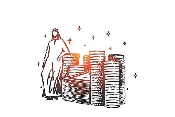 EPS 해외이미지 캐릭터 웰빙 디자인 백그라운드 컨셉 지폐 돈 일러스트 비즈니스 미술 서기 사람 금융 쌓기 동전 흰색 비즈니스맨 재산 황금 낙서 이슬람교 스케치 투자 손그림 아라비아 이익 흙더미 사우디아라비아 고립 두바이 수입 아랍어 엘리먼트 풍요 해외일러스트 일러캐릭터 남자 종교 컬러 중동 모션 문화예술 경제 흙 직장인 아랍에미리트 파일형식 벡터 더미 이미지허브