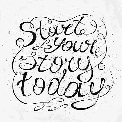 EPS 해외이미지 손글씨 영어 일러스트 타이포그라피 사람없음 글귀 필기체 해외일러스트 문자 표어 파일형식 벡터 이미지허브