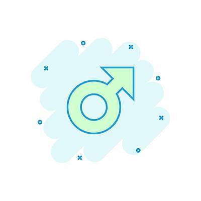 EPS 해외이미지 일러스트 사람없음 남자기호 민트색 해외일러스트 컬러 성별기호 파일형식 벡터 이미지허브