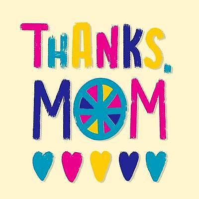 EPS 해외이미지 영어 일러스트 엄마 타이포그라피 사람없음 컬러풀 하트 감사 해외일러스트 모양 문자 감정 컬러 가족 파일형식 벡터 이미지허브