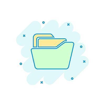 EPS 해외이미지 일러스트 사람없음 문서 파일 폴더 민트색 해외일러스트 컬러 파일형식 벡터 이미지허브