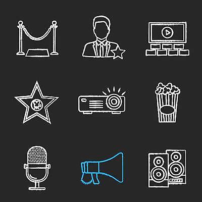 EPS 해외이미지 별 일러스트 사람모양 사람없음 세트 스크린 검은색 스피커 확성기 배우 영화관 극장 상패 필름 영화 마이크 오디오 팝콘 영사기 레드카펫 해외일러스트 자연요소 모양 컬러 음향기기 문화예술 전자제품 상_우승 연예인 파일형식 벡터 이미지허브