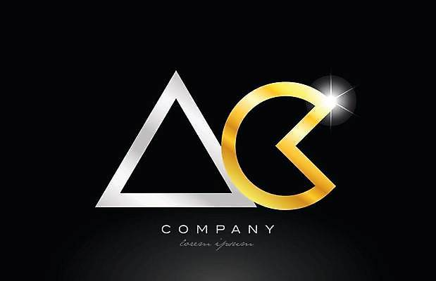 EPS 해외이미지 모양 템플릿 디자인 알파벳 백그라운드 일러스트 회사 비즈니스 금속 검은색 회색 황금 은색 편지 심볼 신분 A C 엘리먼트 활자 해외일러스트 영어 컬러 재질 활자판 파일형식 벡터 이미지허브