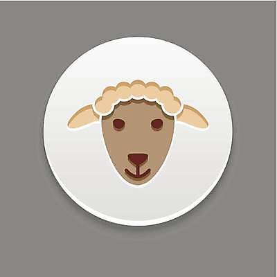 EPS 해외이미지 한마리 일러스트 사람없음 농장 원형 해외일러스트 도형 1 농업 파일형식 벡터 이미지허브