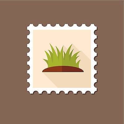 EPS 해외이미지 잎 일러스트 잔디 사람없음 연두색 땅 우표 베이지색 해외일러스트 식물 컬러 초록색 파일형식 벡터 이미지허브