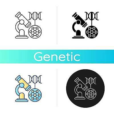 EPS 해외이미지 디자인 일러스트 현미경 사람없음 플랫 DNA 생명공학 생물학 해외일러스트 교육 의학 실험기구 파일형식 벡터 이미지허브