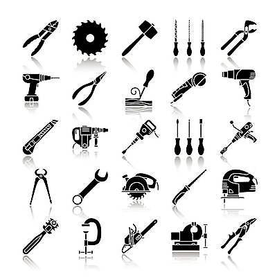 EPS 해외이미지 클립아트 디자인 산업 컨셉 일러스트 가정 그림자 건물 세트 반사 검은색 웹 장비 기구 공구 스패너 업무 칼날 드라이버 수리 떨어짐 목수 심볼 팩 고정 펜치 고립 상형문자 실행 항목 해외일러스트 직업 문자 건축물 컬러 인터넷 화장품 도구 작업 파일형식 벡터 이미지허브