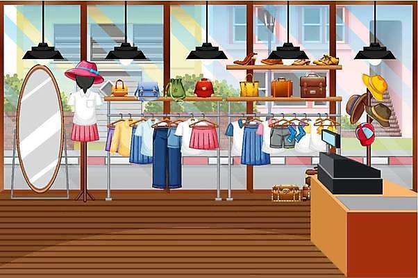 EPS 해외이미지 클립아트 디자인 옷 백그라운드 신발 가방 일러스트 장신구 건강 미술 내부 그래픽 유행 상점 거울 짐 만화 계산대 오브젝트 그림 클립 계산원 신발장 해외일러스트 직업 잡화 문화예술 파일형식 벡터 이미지허브