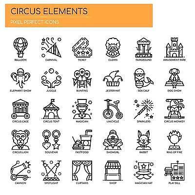 EPS 해외이미지 동물 별 일러스트 불 코끼리 패스트푸드 텐트 파티 상점 축제 공연 광대 원숭이 토끼 커튼 티켓 개 사자 서커스 물개 복고 쇼 기념품 새장 풍선 스포트라이트 대포 해외일러스트 자연요소 무기 포유류 캠핑도구 이벤트 반려동물 바다동물 인스턴트 오브젝트 케이지 파일형식 벡터 이미지허브