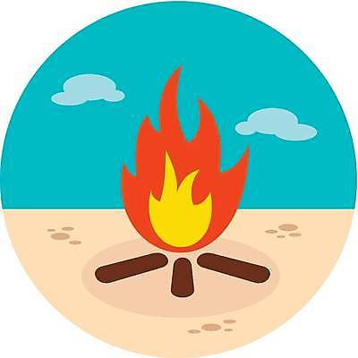 EPS 해외이미지 일러스트 하늘 사람없음 모닥불 해외일러스트 불 파일형식 벡터 이미지허브