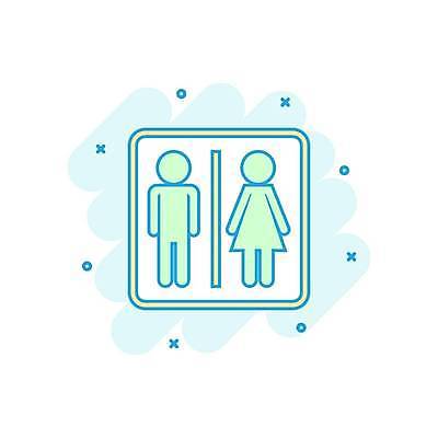 EPS 해외이미지 일러스트 사람모양 사람없음 픽토그램 공중화장실 남자화장실 민트색 여자화장실 해외일러스트 모양 컬러 화장실 파일형식 벡터 이미지허브