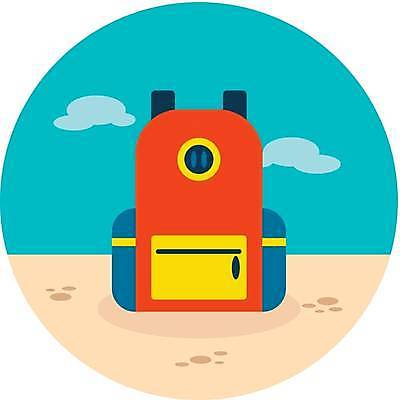 EPS 해외이미지 구름 일러스트 배낭 하늘 사람없음 백팩 해외일러스트 자연요소 가방 파일형식 벡터 이미지허브