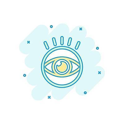 EPS 해외이미지 일러스트 사람없음 신체부위 눈동자 민트색 해외일러스트 컬러 사람 눈_신체부위 파일형식 벡터 이미지허브