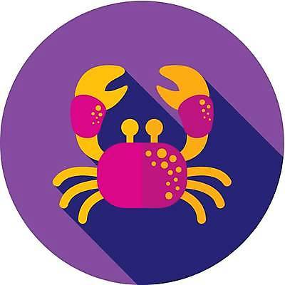 EPS 해외이미지 한마리 일러스트 사람없음 보라색 게 해외일러스트 1 컬러 갑각류 파일형식 벡터 이미지허브