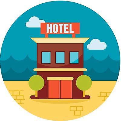 EPS 해외이미지 일러스트 호텔 사람없음 해외일러스트 숙소 파일형식 벡터 이미지허브