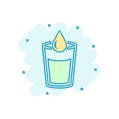 EPS 해외이미지 음료 일러스트 잔 사람없음 물방울 민트색 해외일러스트 식기 컬러 파일형식 벡터 이미지허브