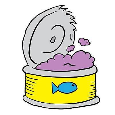 EPS 해외이미지 전통 손 음식 일러스트 어류 미술 캔 낙서 만화 참치 그림 복고 클립 손그림 통조림 해외일러스트 문화예술 신체부위 수중동물 파일형식 벡터 이미지허브