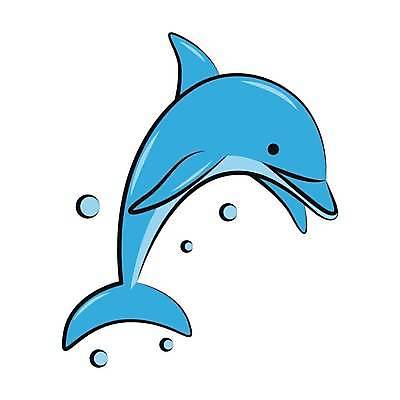 EPS 해외이미지 한마리 하늘색 일러스트 사람없음 물방울 돌고래 해외일러스트 1 포유류 파란색 수중동물 파일형식 벡터 이미지허브