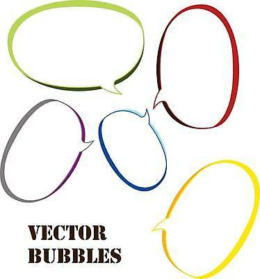 EPS 해외이미지 디자인 종이 스티커 생각 일러스트 말하기 대화 그래픽 세트 컬러풀 거품 수집 심볼 오브젝트 사인 풍선 고립 엘리먼트 해외일러스트 컬러 모션 파일형식 벡터 이미지허브