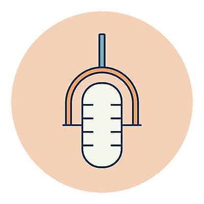 EPS 해외이미지 음악 일러스트 사람없음 마이크 아날로그 방송장비 해외일러스트 음향기기 문화예술 장비 파일형식 벡터 이미지허브