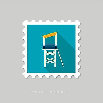 EPS 해외이미지 일러스트 사다리 사람없음 회색 구조물 우표 인명구조 해외일러스트 건축 컬러 도구 구조원 파일형식 벡터 이미지허브