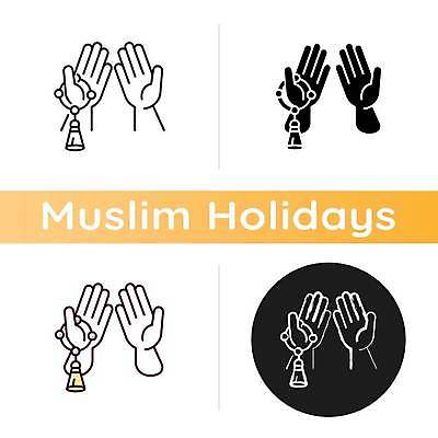 EPS 해외이미지 손 디자인 문화 일러스트 사람없음 신체부위 기도 플랫 이슬람교 숭배 해외일러스트 종교 사람 파일형식 벡터 이미지허브