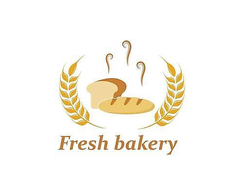 EPS 해외이미지 빵 일러스트 사람없음 갈색 노란색 빵집 밀 심볼 해외일러스트 음식 컬러 곡류 상점 파일형식 벡터 이미지허브