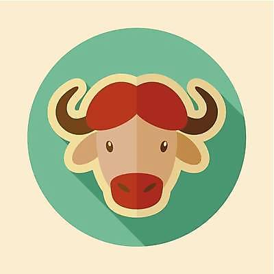 EPS 해외이미지 한마리 일러스트 사람없음 농장 원형 버팔로 해외일러스트 도형 1 농업 소 파일형식 벡터 이미지허브