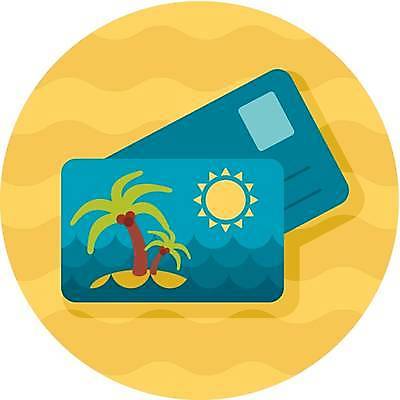 EPS 해외이미지 바다 섬 일러스트 사람없음 여름 야자수 태양 노란색 엽서 해외일러스트 카드프레임 자연요소 나무 계절 컬러 프레임 편지 파일형식 벡터 이미지허브