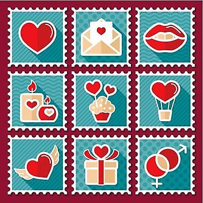 EPS 해외이미지 일러스트 초 사랑 사람없음 빨간색 선물상자 세트 열기구 하트 편지 입술 머핀 우표 남자기호 민트색 베이지색 여자기호 해외일러스트 모양 감정 빵 컬러 항공교통 선물 신체부위 상자 성별기호 파일형식 벡터 이미지허브