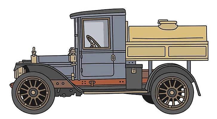 EPS 해외이미지 도로 일러스트 교통시설 자동차 빨간색 물 파란색 농장 노란색 금속 검은색 수확 업무 클래식 만화 복고 탱크 연료 짐차 타운 옛날 해외일러스트 자연요소 길 육상교통 컬러 교통 컨셉 농업 재질 도시 작업 시설 파일형식 벡터 이미지허브