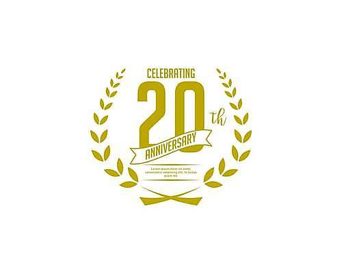 EPS 해외이미지 기념일 리본 일러스트 기념 사람없음 연두색 숫자 축하 심볼 월계수 해외일러스트 문자 컨셉 이벤트 초록색 파일형식 벡터 이미지허브