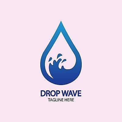 EPS 해외이미지 디자인 파도 일러스트 추상 사람없음 파란색 물방울무늬 심볼 웨이브 해외일러스트 바다 컬러 무늬 파일형식 벡터 이미지허브